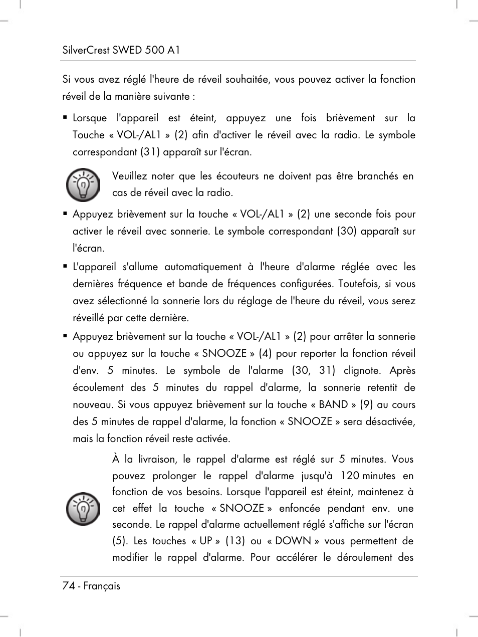 Silvercrest SWED 500 A1 User Manual | Page 76 / 160