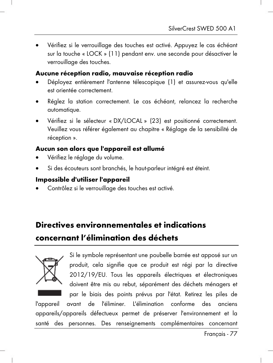 Silvercrest SWED 500 A1 User Manual | Page 79 / 160