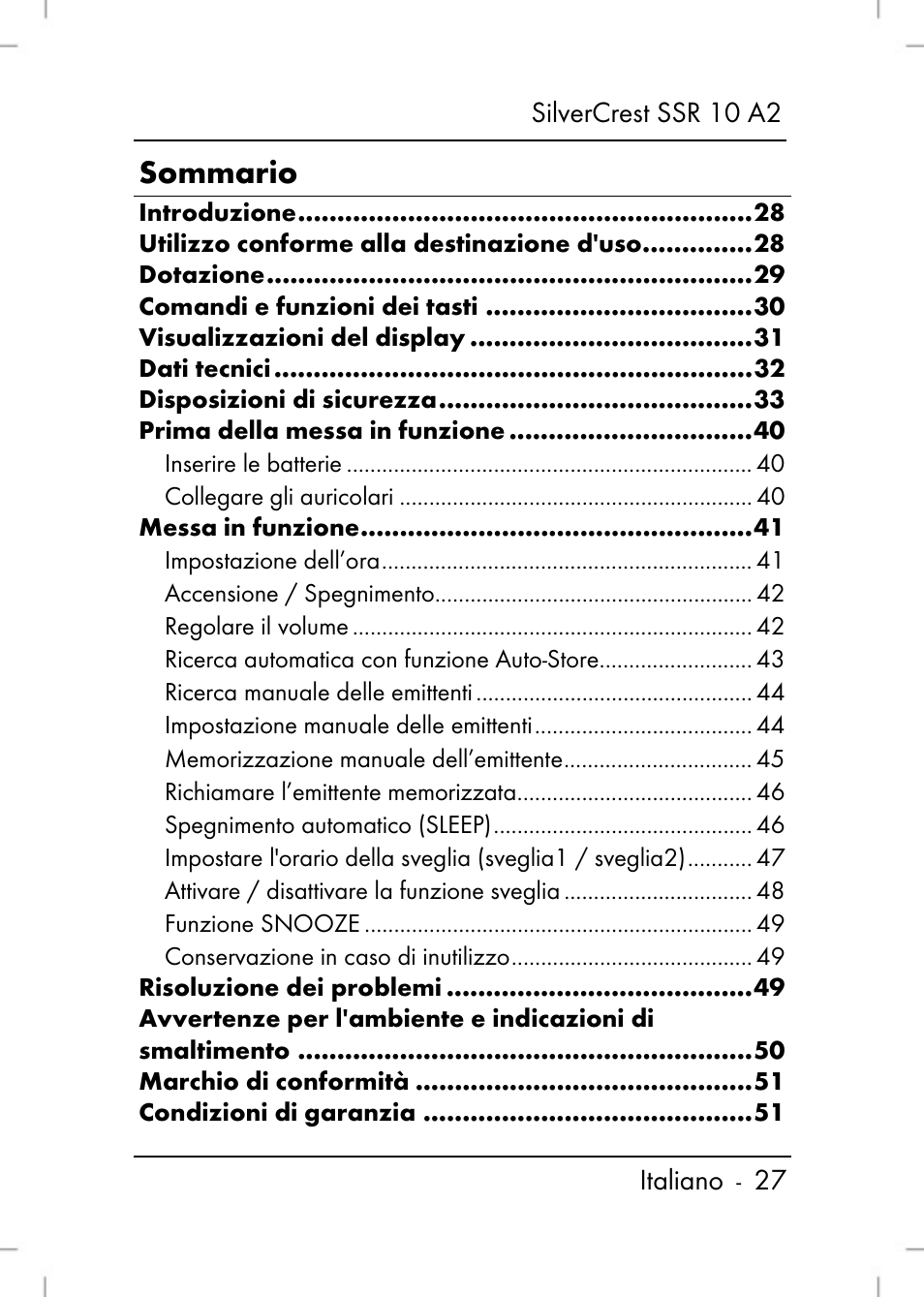 Silvercrest SSR 10 A2 User Manual | Page 29 / 80