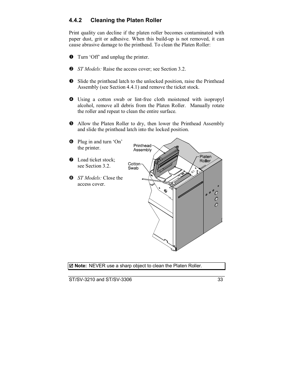 Datamax S-Class SV-3210 User Manual | Page 43 / 84