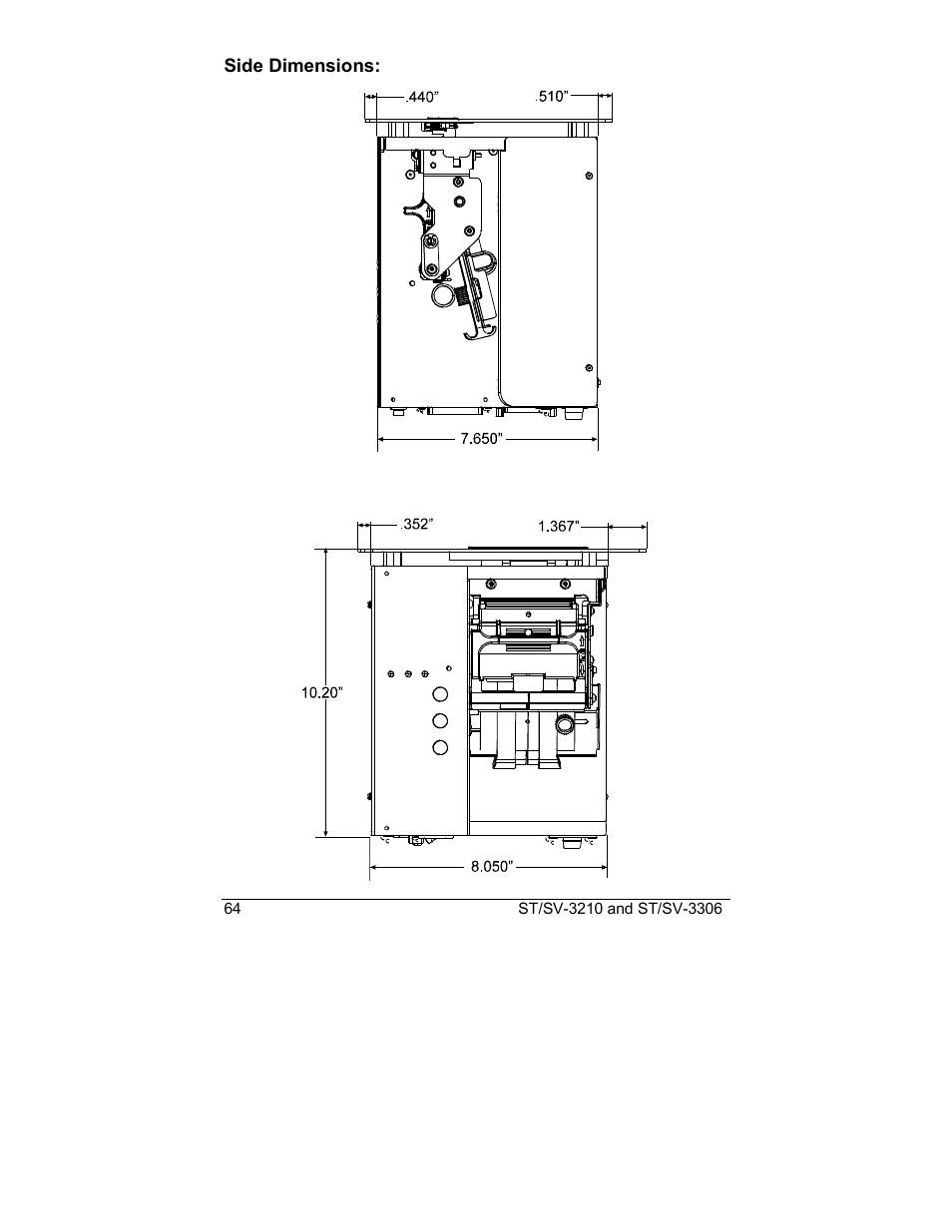 Datamax S-Class SV-3210 User Manual | Page 74 / 84