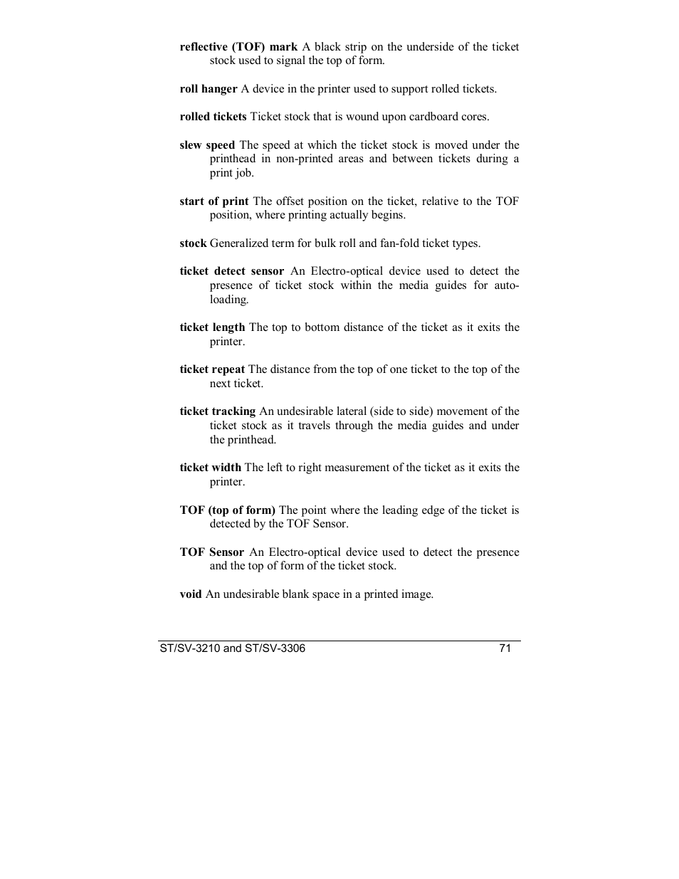 Datamax S-Class SV-3210 User Manual | Page 81 / 84