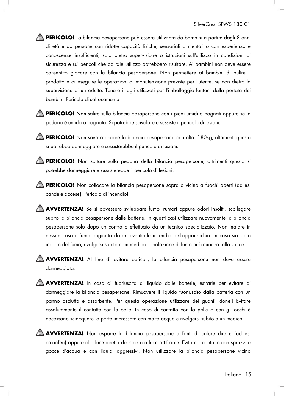 Silvercrest SPWS 180 C1 User Manual | Page 17 / 54