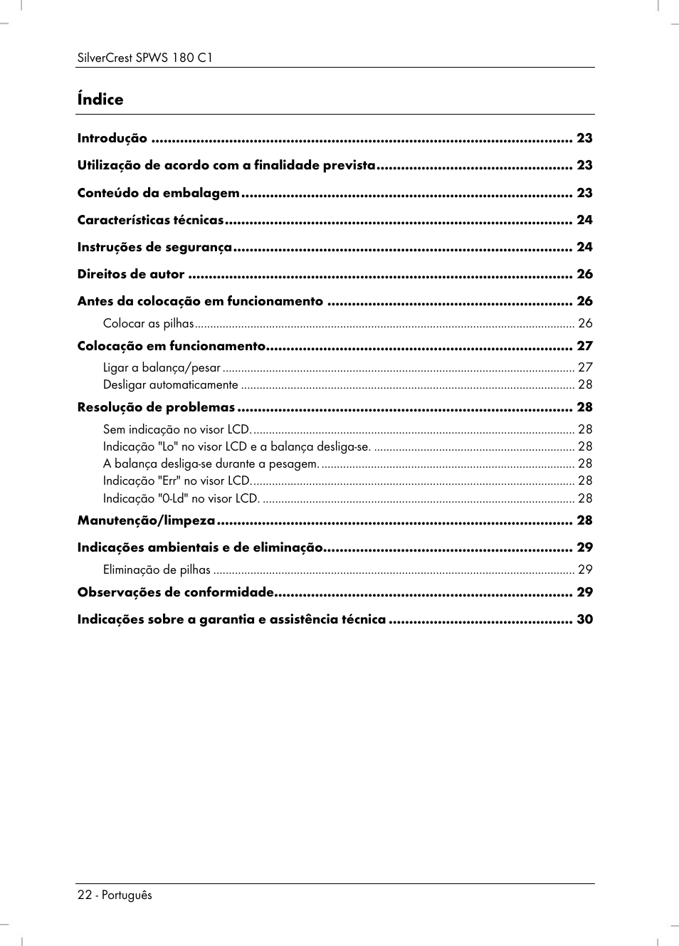 Silvercrest SPWS 180 C1 User Manual | Page 24 / 54