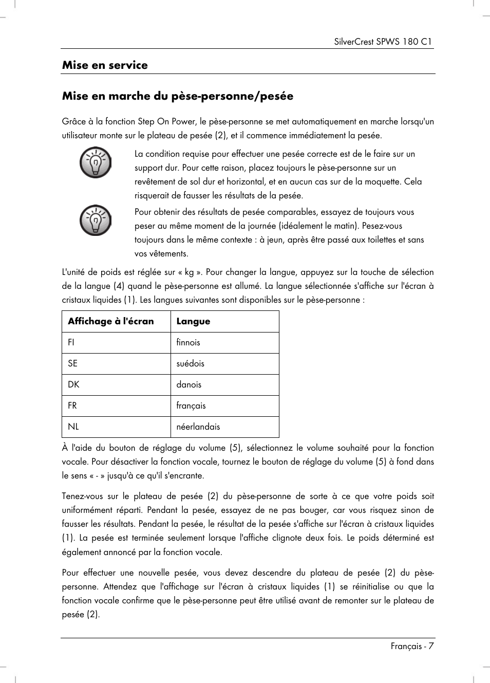 Silvercrest SPWS 180 C1 User Manual | Page 9 / 34