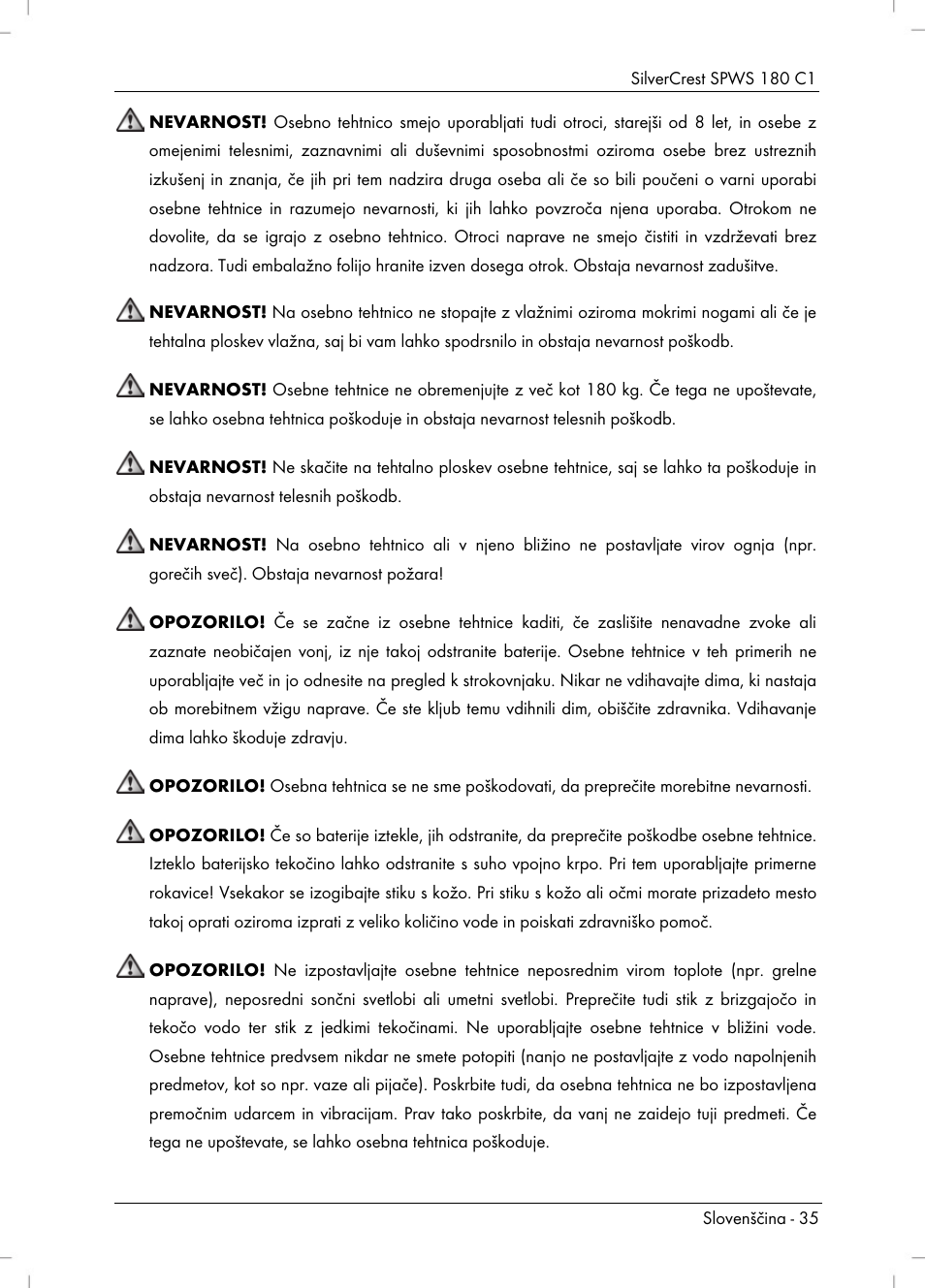 Silvercrest SPWS 180 C1 User Manual | Page 37 / 74
