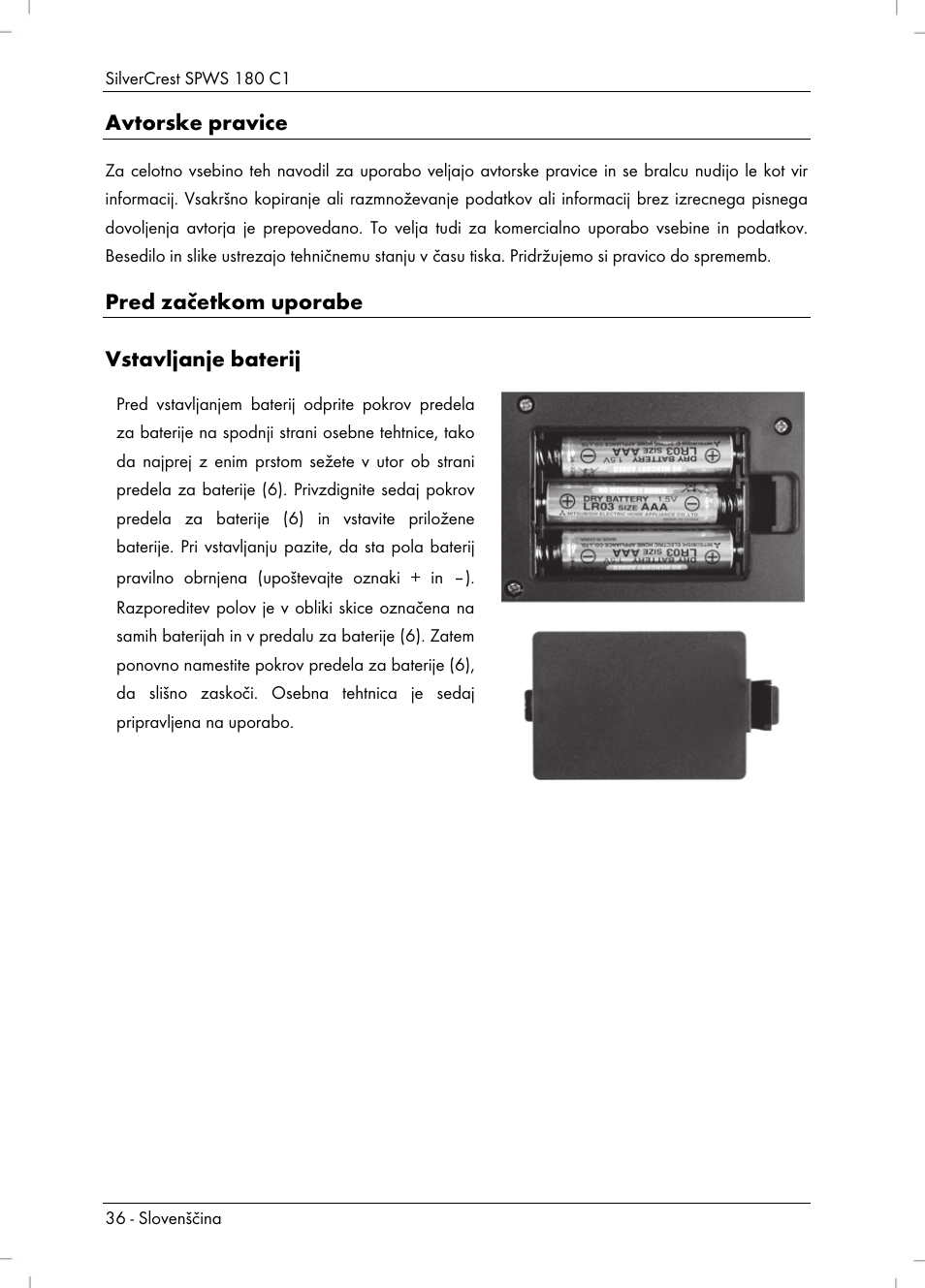 Silvercrest SPWS 180 C1 User Manual | Page 38 / 74