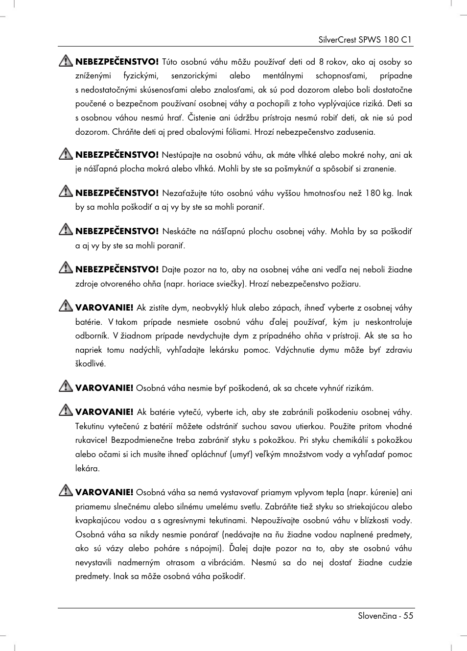 Silvercrest SPWS 180 C1 User Manual | Page 57 / 74