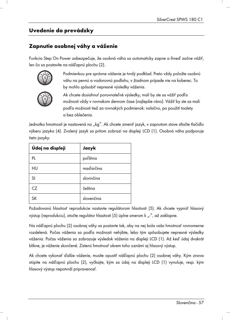 Silvercrest SPWS 180 C1 User Manual | Page 59 / 74