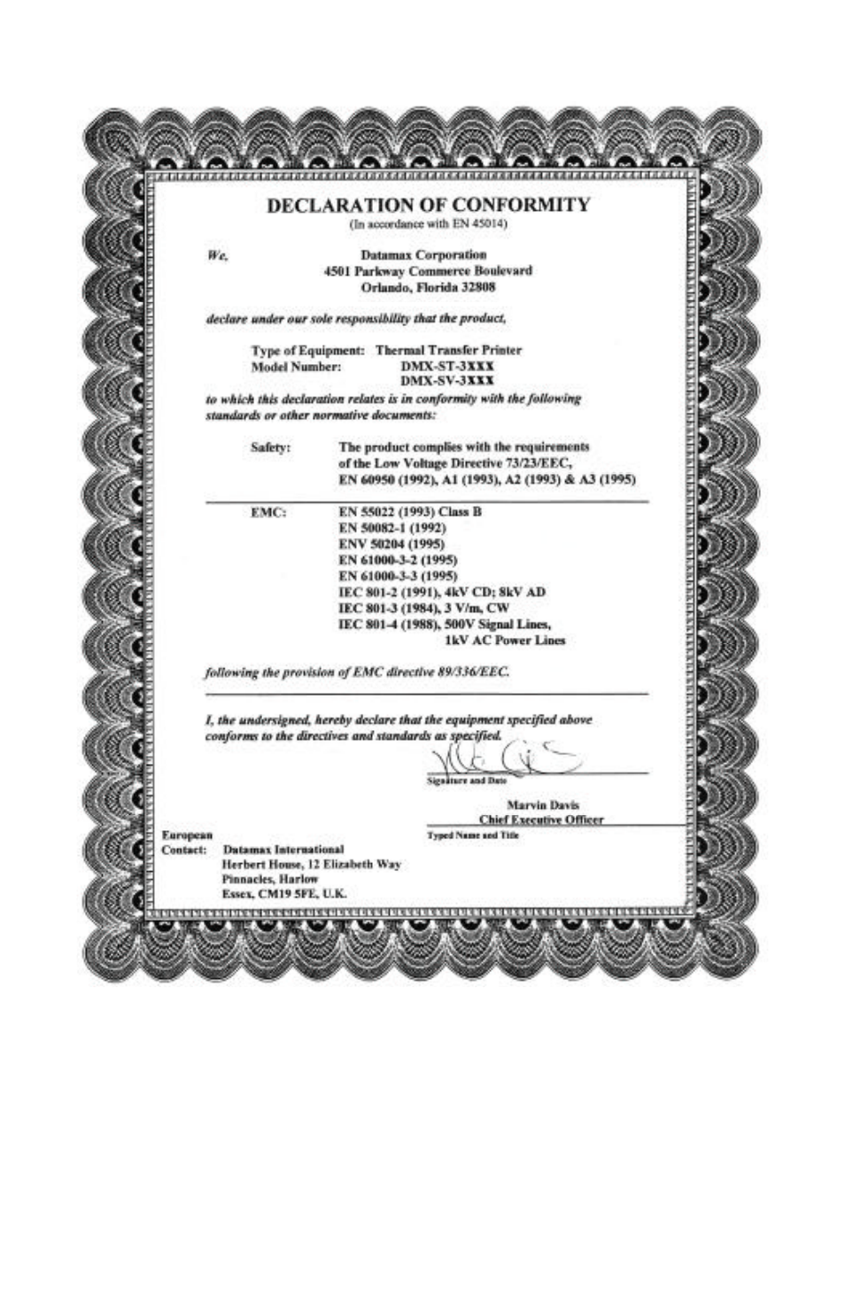 Datamax S-Class ST-3210 User Manual | Page 4 / 84