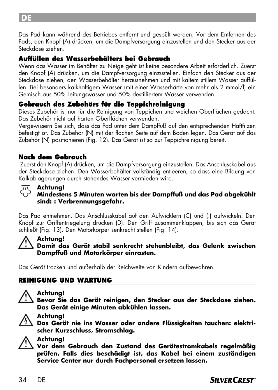 Silvercrest SDM 1500 A1 User Manual | Page 36 / 52