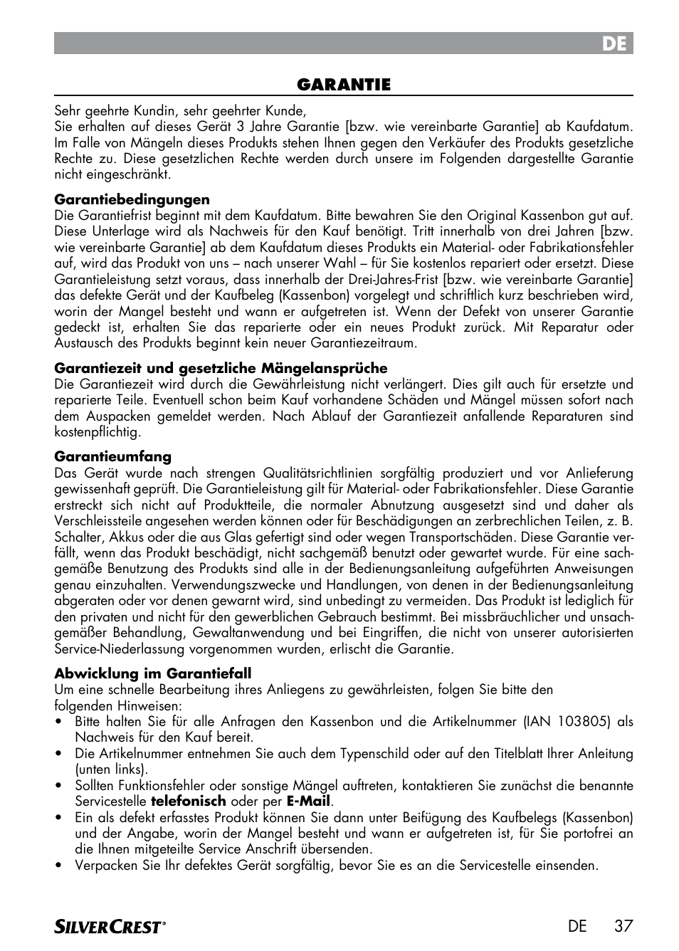 Silvercrest SDM 1500 A1 User Manual | Page 39 / 52