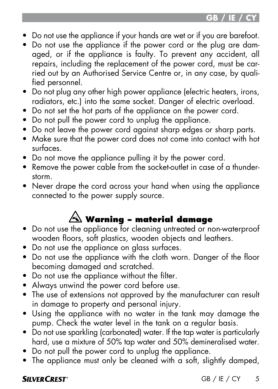 Silvercrest SDM 1500 A1 User Manual | Page 7 / 52