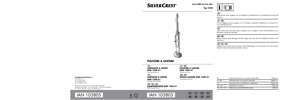 Silvercrest SDM 1500 A1 User Manual | 64 pages