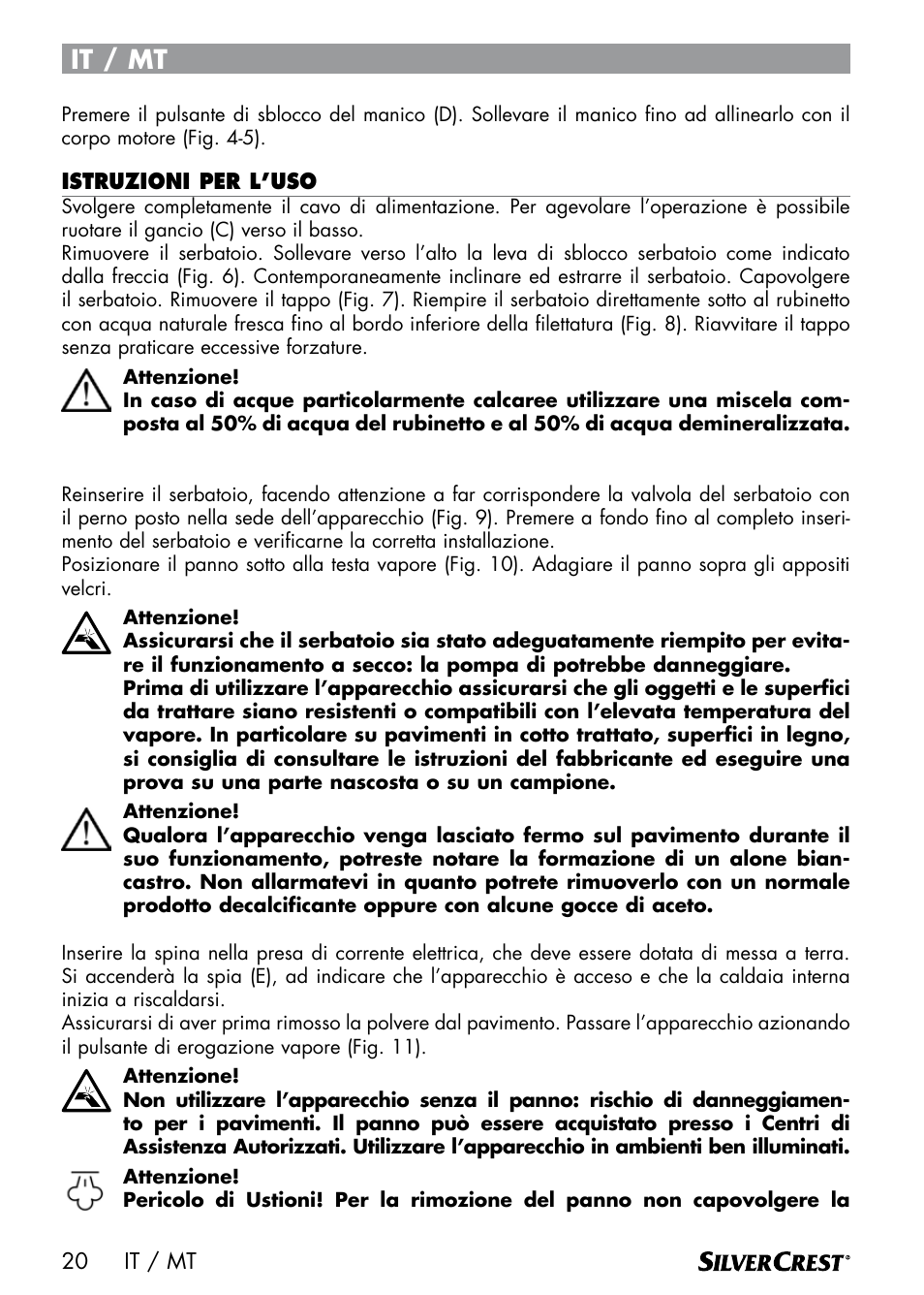 It / mt | Silvercrest SDM 1500 A1 User Manual | Page 22 / 64