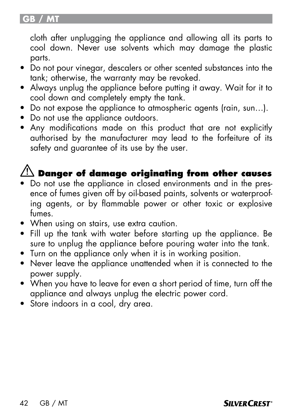 Silvercrest SDM 1500 A1 User Manual | Page 44 / 64