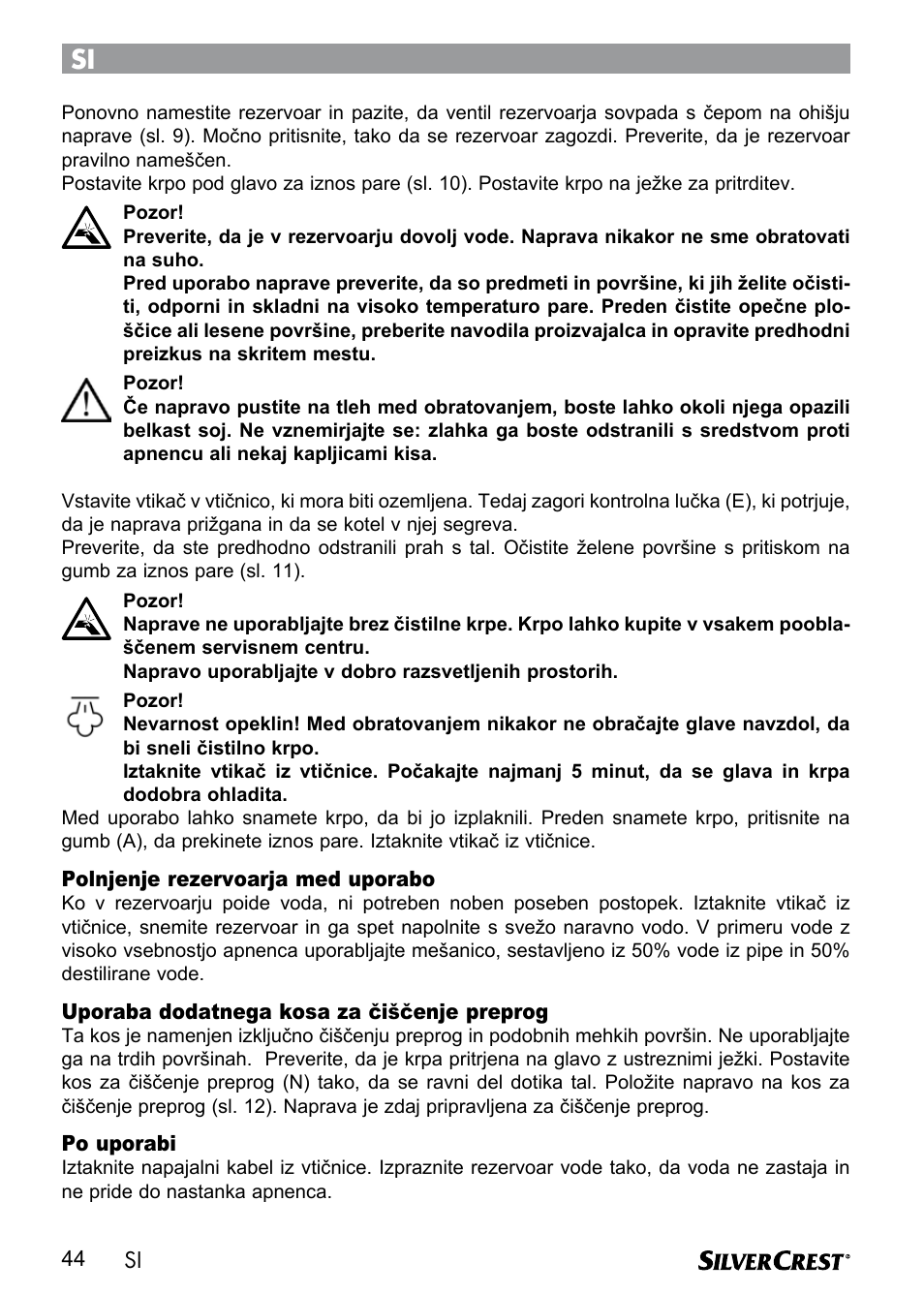 Silvercrest SDM 1500 A1 User Manual | Page 46 / 100