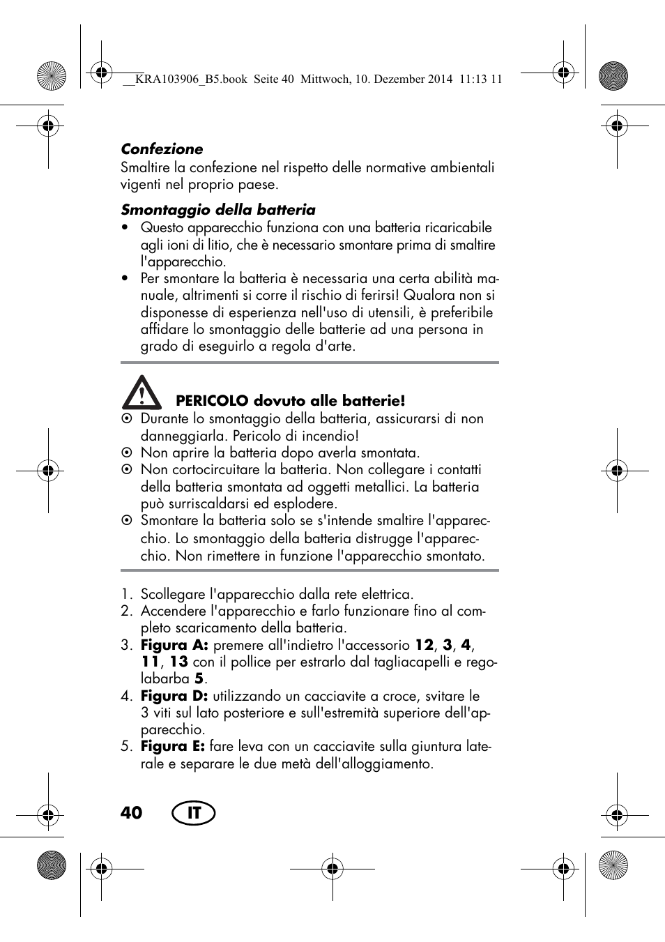 Silvercrest SHBS 3.7 A1 User Manual | Page 42 / 116