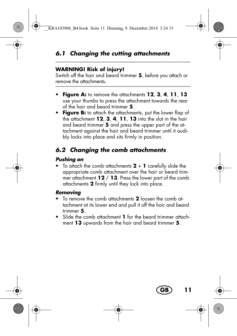 Silvercrest SHBS 3.7 A1 User Manual | Page 13 / 156