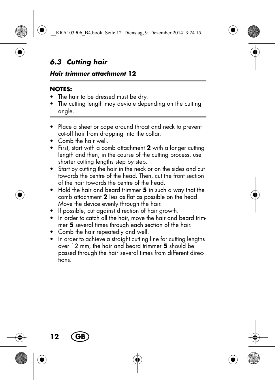 Silvercrest SHBS 3.7 A1 User Manual | Page 14 / 156