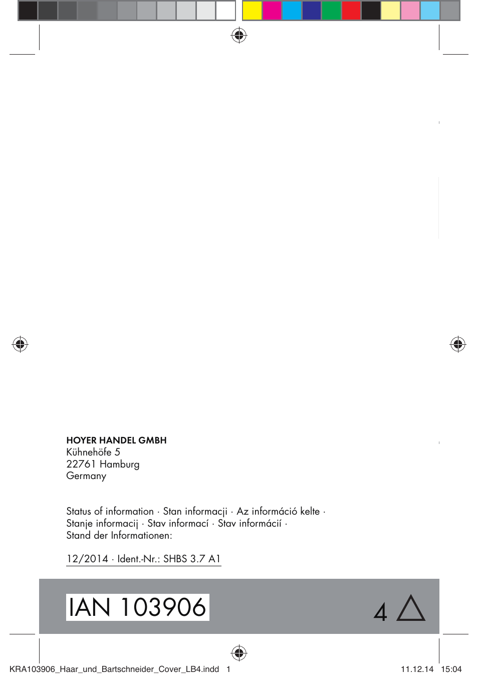 Silvercrest SHBS 3.7 A1 User Manual | Page 156 / 156