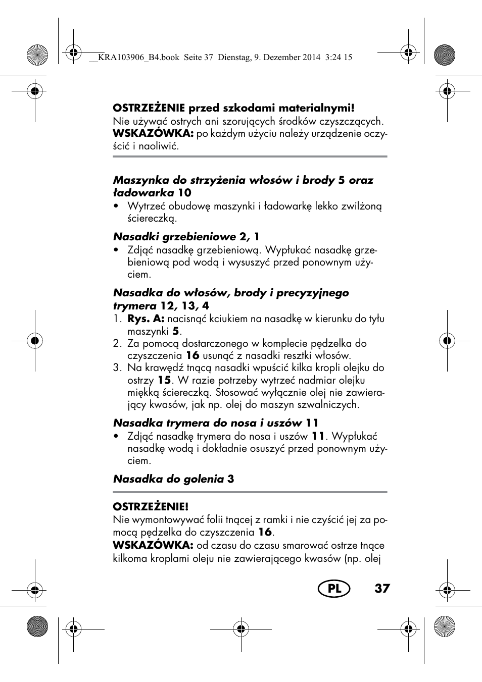 Silvercrest SHBS 3.7 A1 User Manual | Page 39 / 156