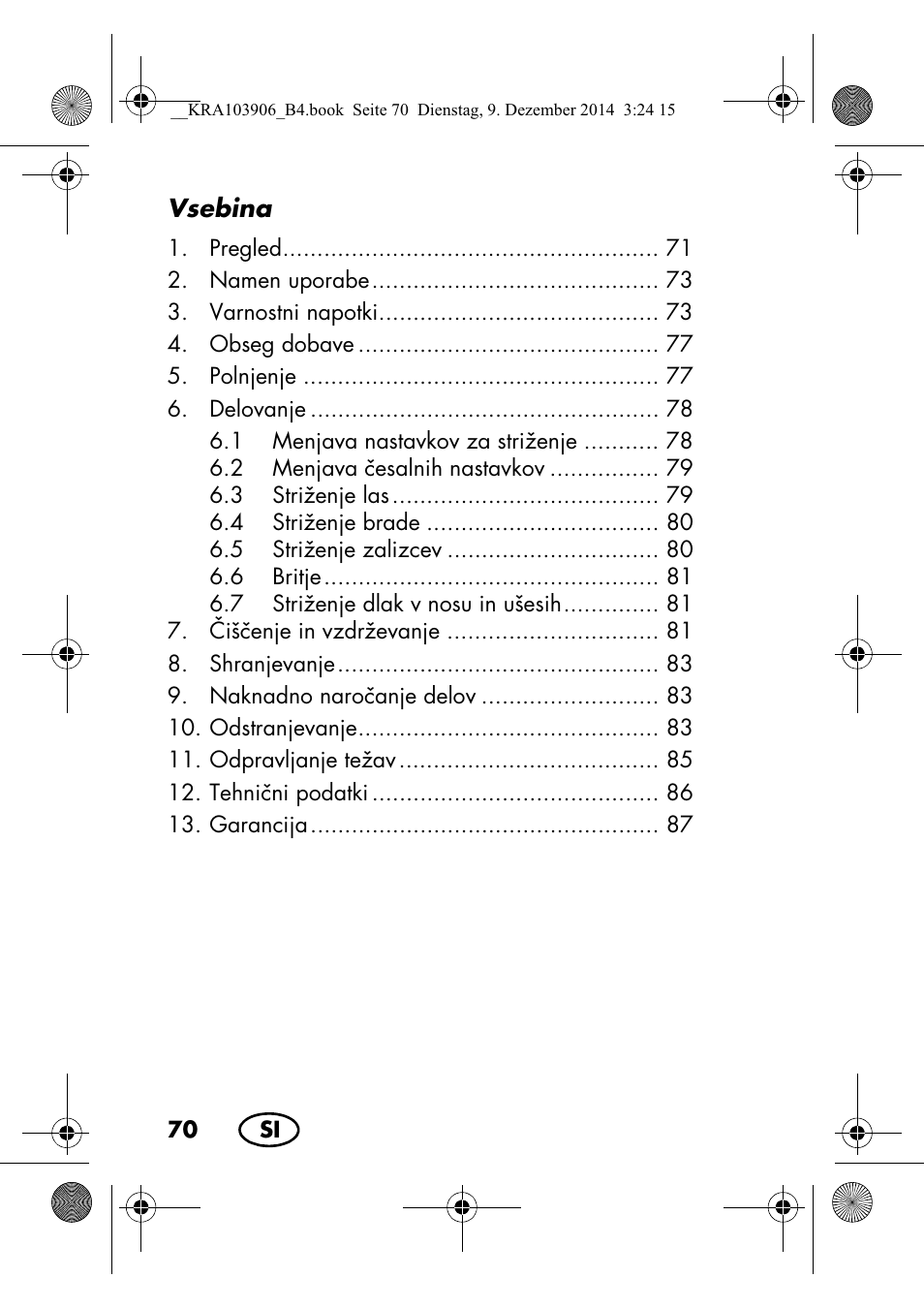 Silvercrest SHBS 3.7 A1 User Manual | Page 72 / 156