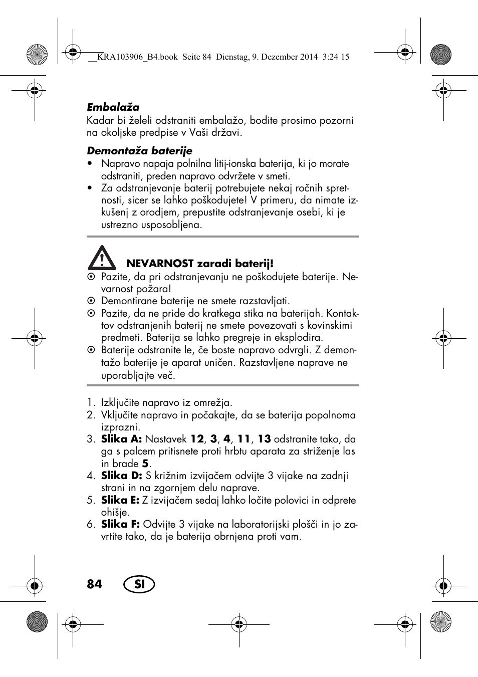 Silvercrest SHBS 3.7 A1 User Manual | Page 86 / 156