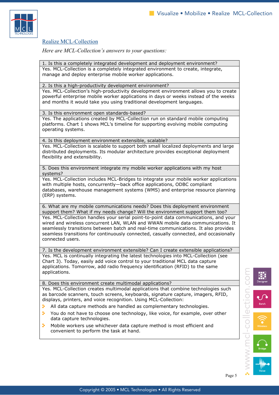 Realize mcl-collection | MCL Collection User Manual | Page 5 / 17