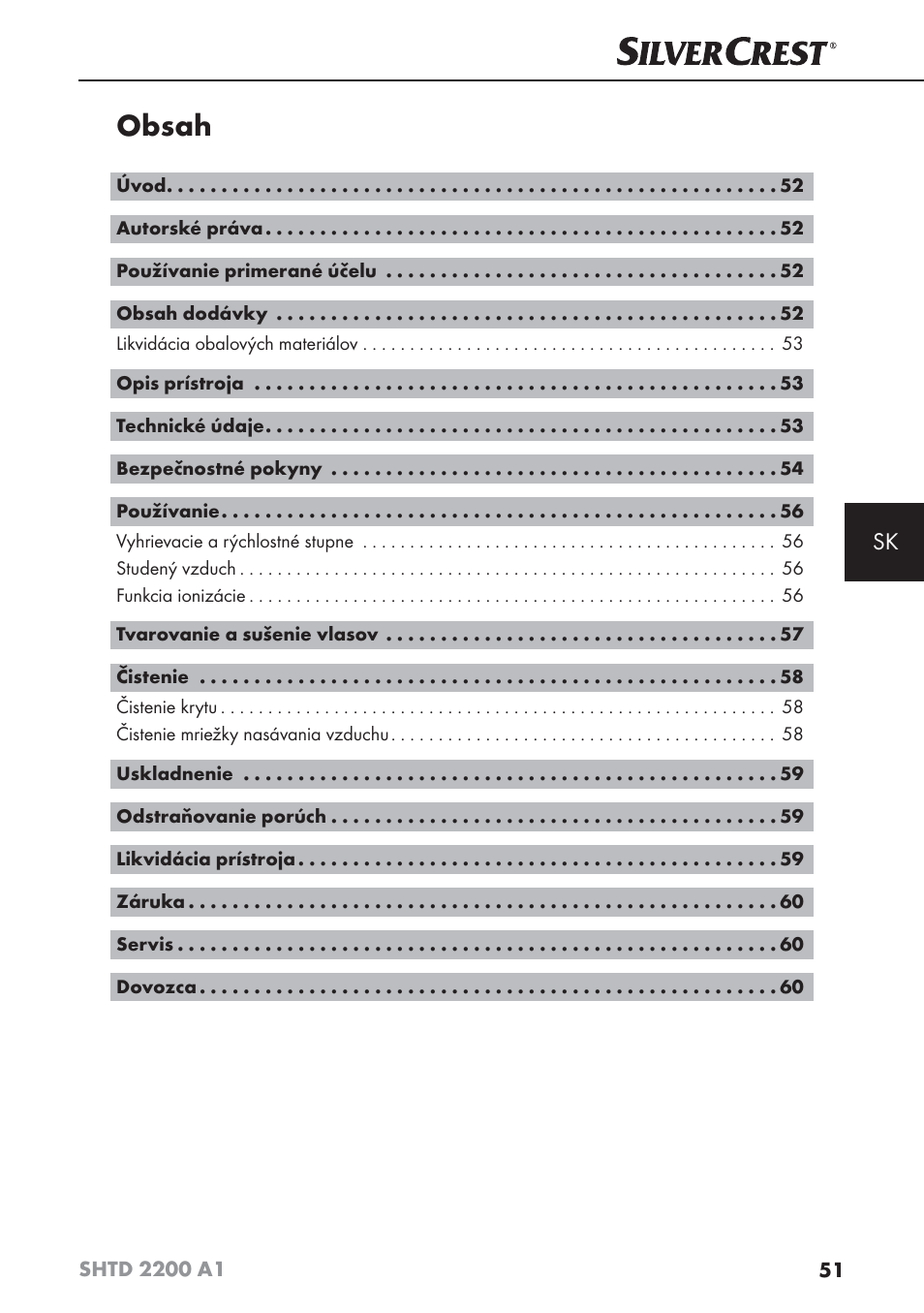 Silvercrest SHTD 2200 A1 User Manual | Page 54 / 74