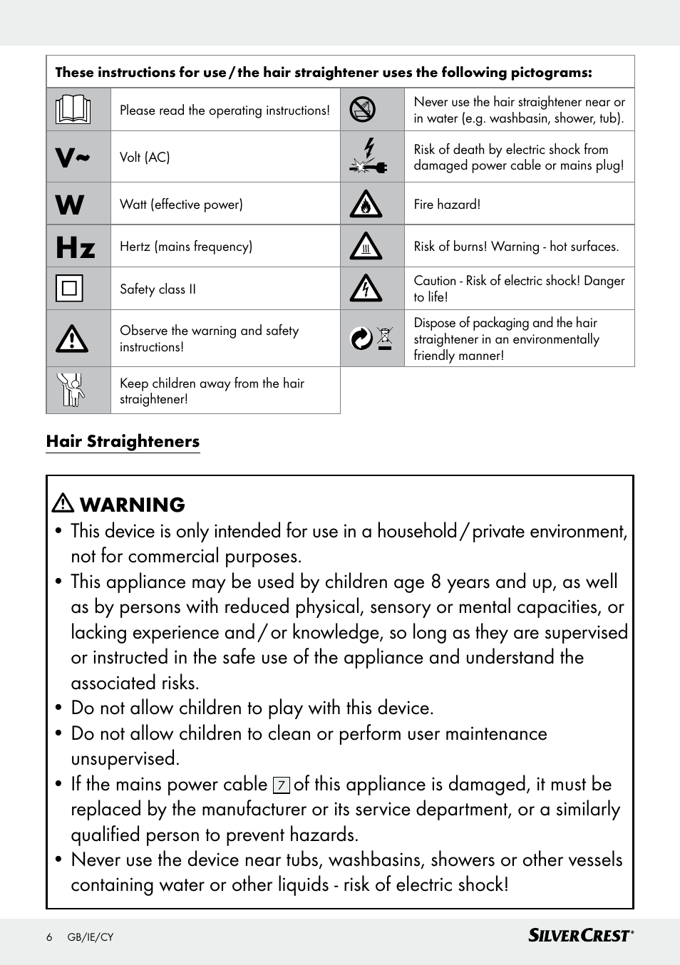 Silvercrest SHG 35 A1 User Manual | Page 6 / 21