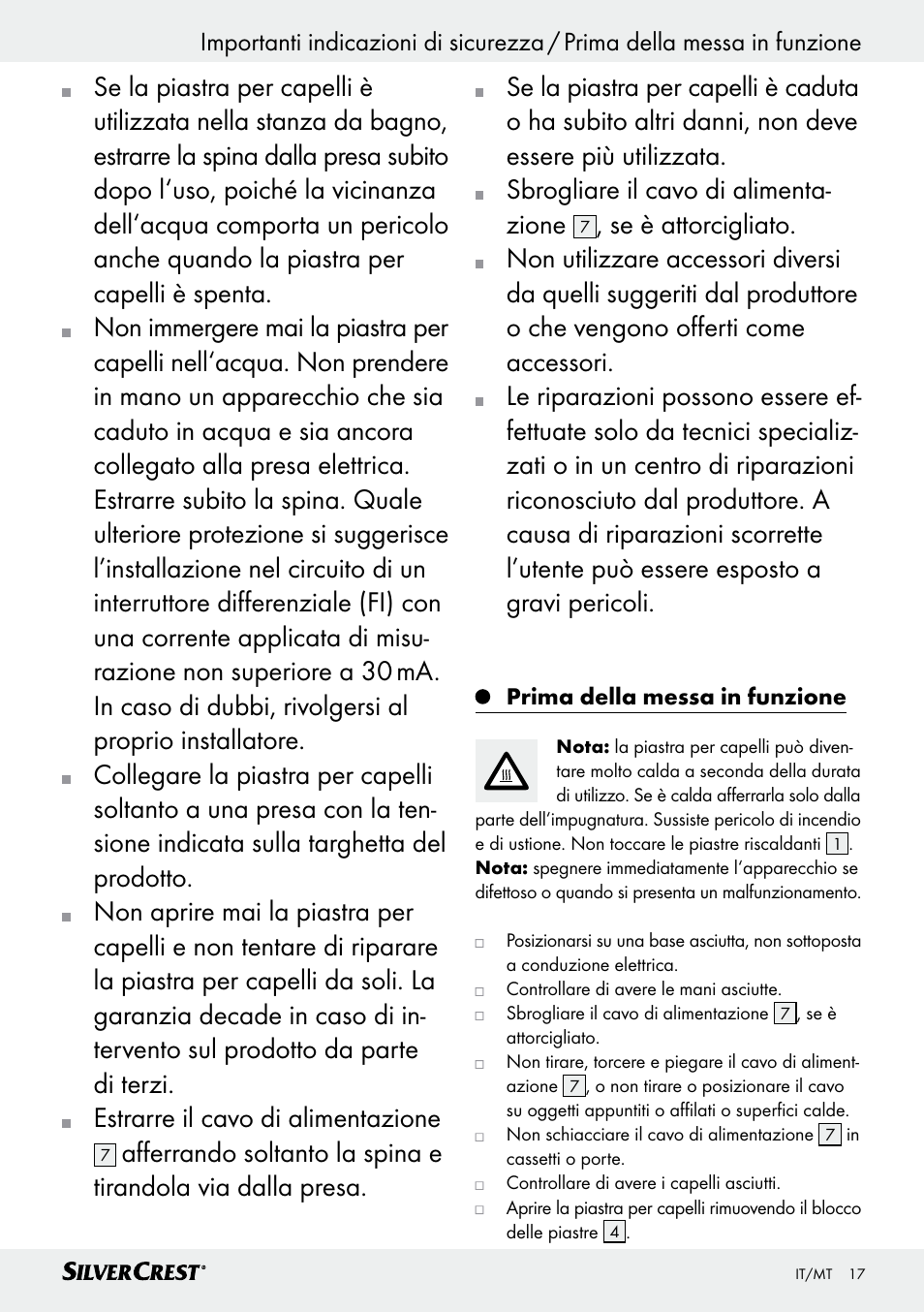 Silvercrest SHG 35 A1 User Manual | Page 17 / 45