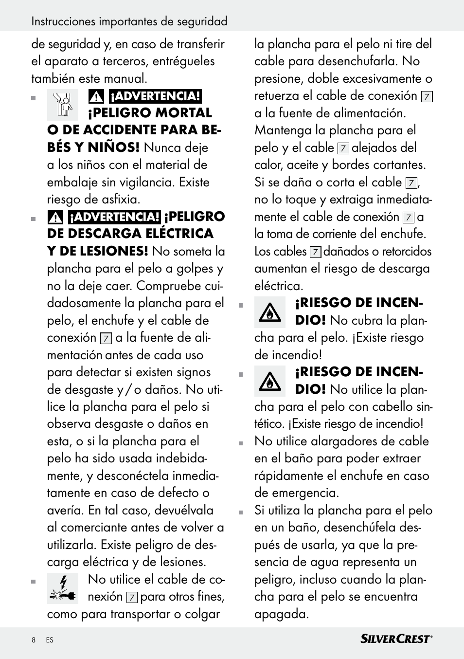 Silvercrest SHG 35 A1 User Manual | Page 8 / 45