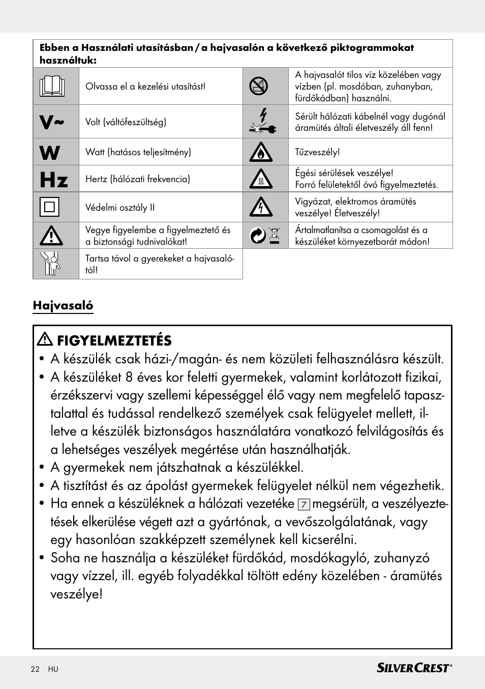 Silvercrest SHG 35 A1 User Manual | Page 22 / 53