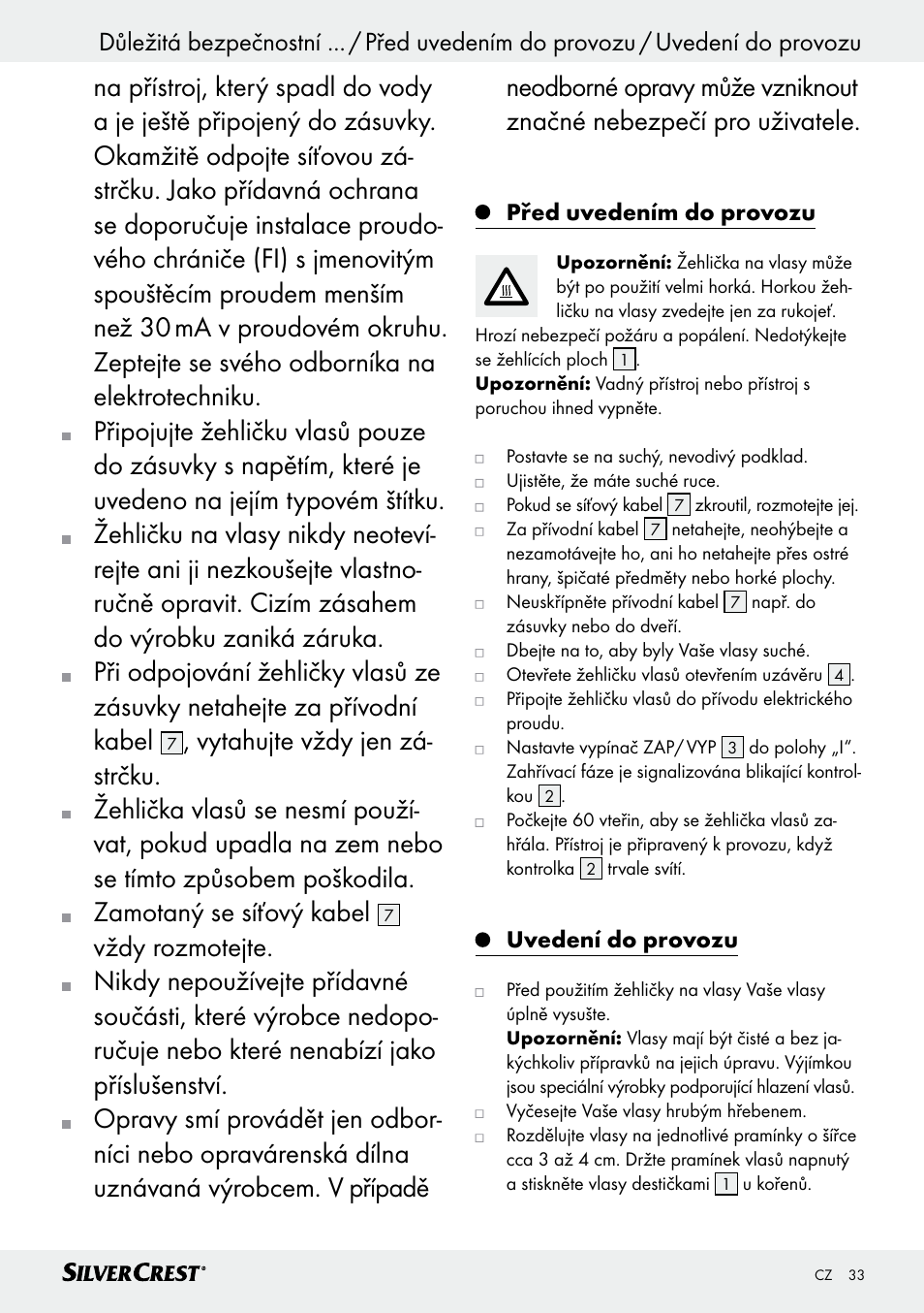 Silvercrest SHG 35 A1 User Manual | Page 33 / 53