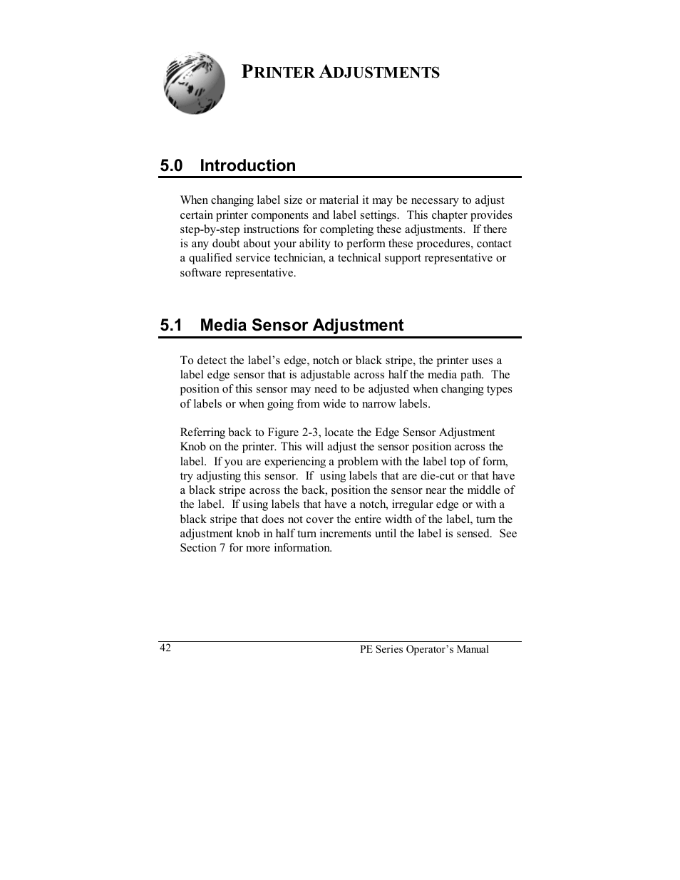 Datamax PE User Manual | Page 52 / 100