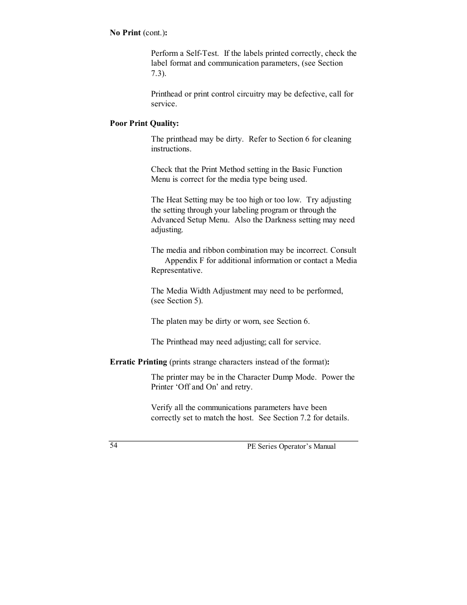 Datamax PE User Manual | Page 64 / 100