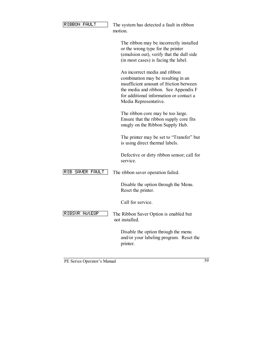 Datamax PE User Manual | Page 69 / 100