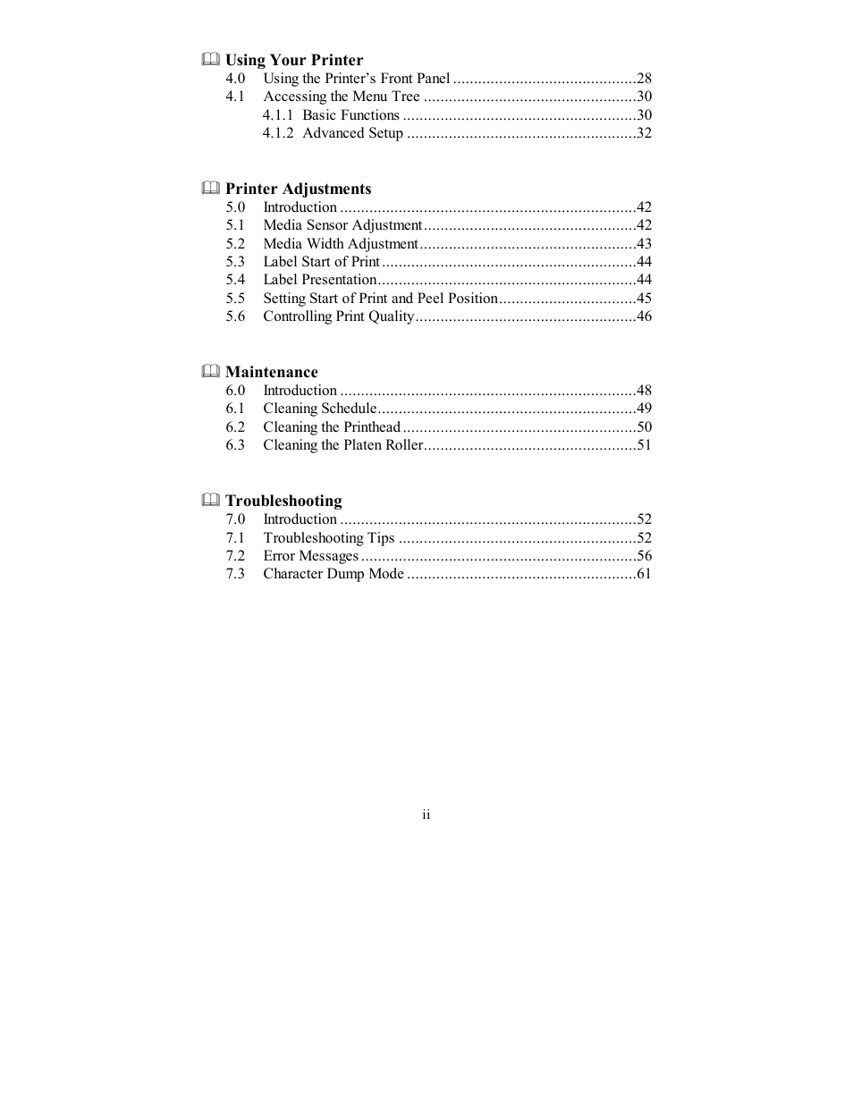 Datamax PE User Manual | Page 8 / 100
