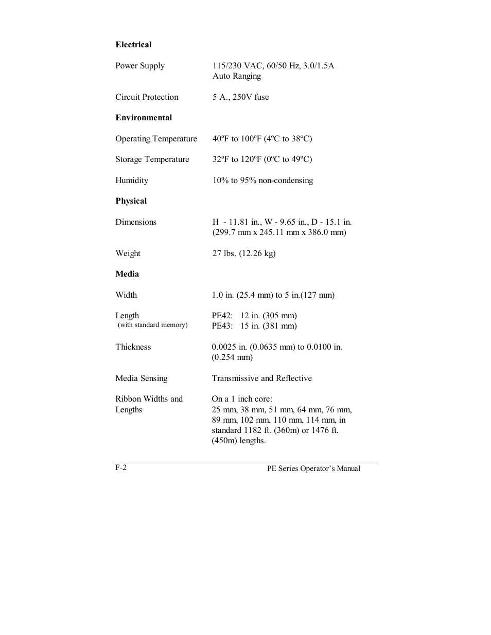 Datamax PE User Manual | Page 90 / 100