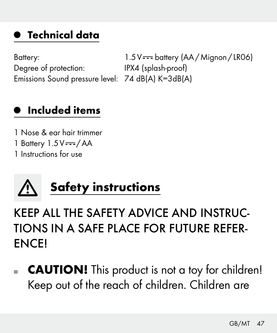 Silvercrest Z31437 User Manual | Page 47 / 69