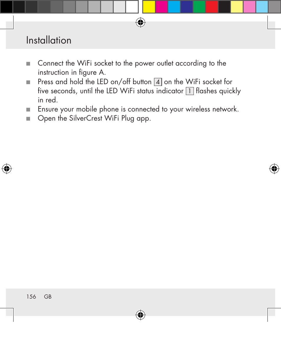 Installation | Silvercrest SWS-A1 User Manual | Page 156 / 190