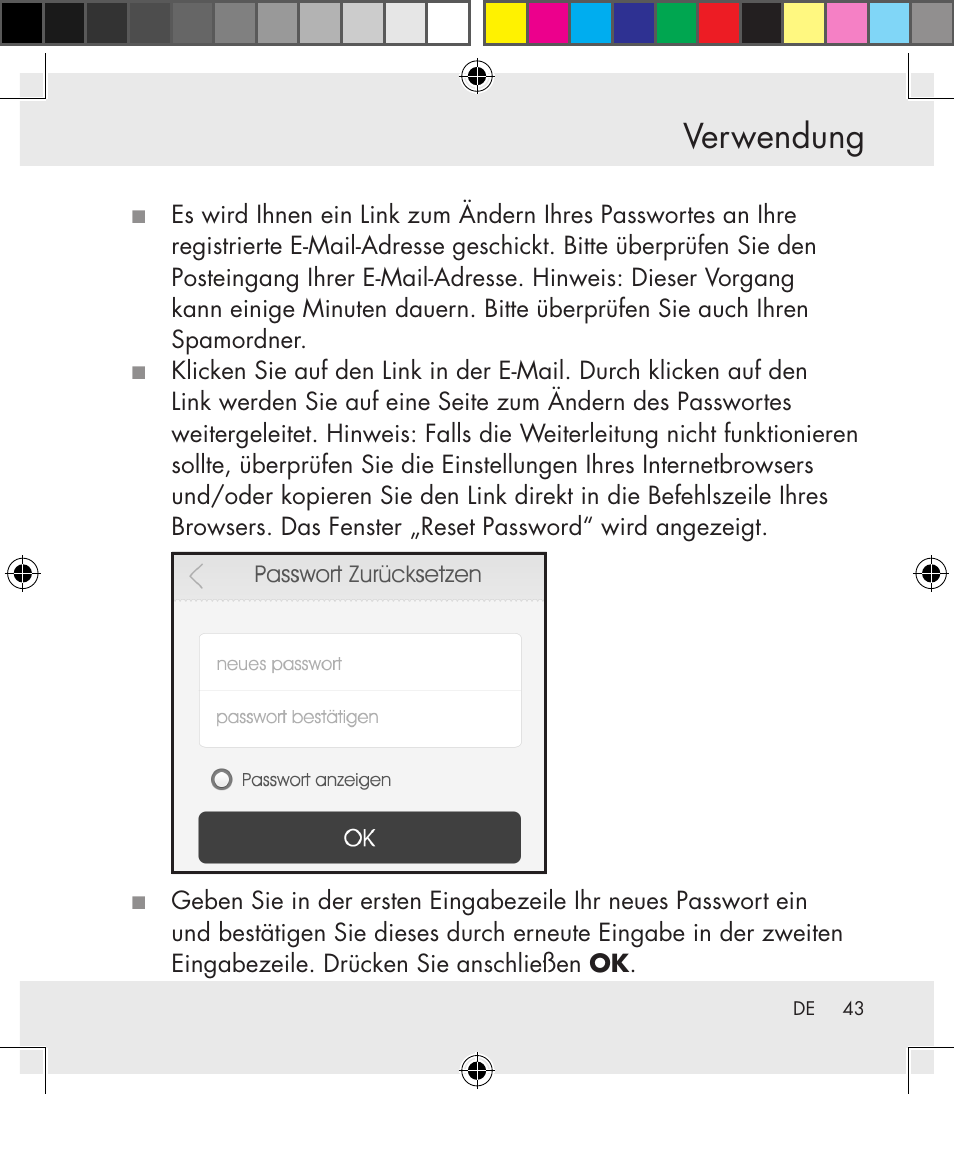 Verwendung | Silvercrest SWS-A1 User Manual | Page 43 / 190