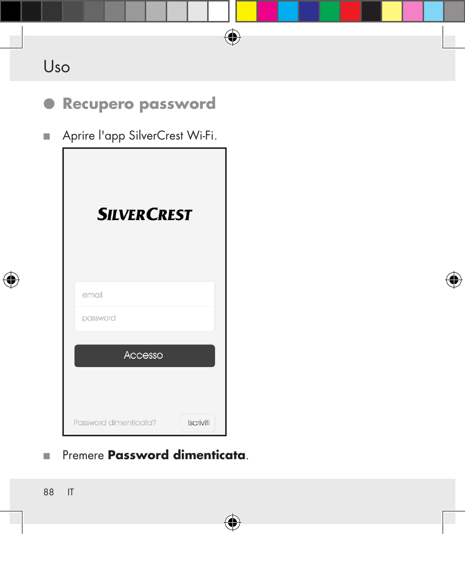 Recupero password | Silvercrest SWS-A1 User Manual | Page 88 / 190