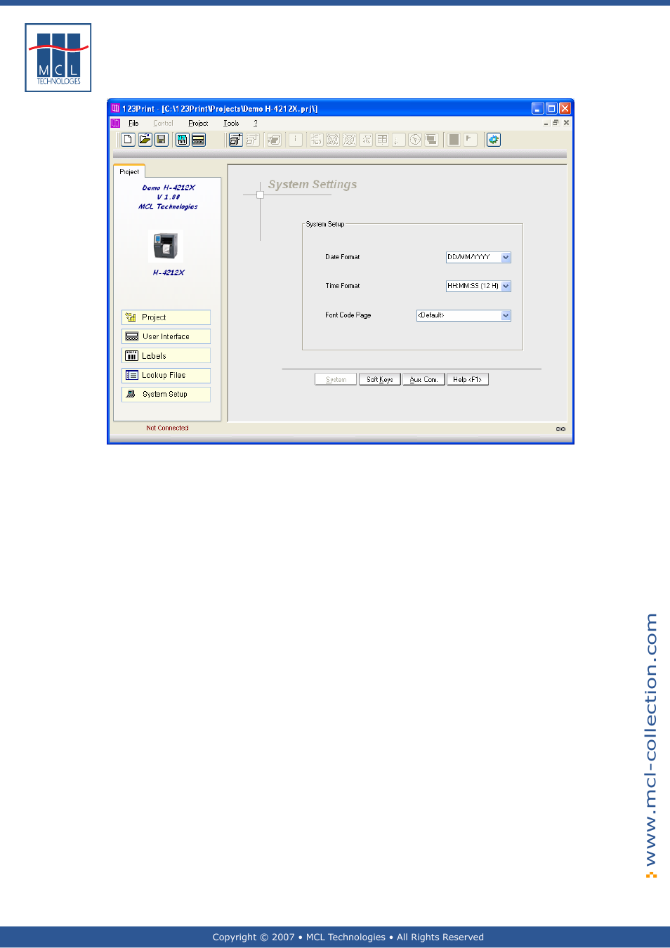 Datamax 123 Print v1.1x User Manual | Page 111 / 226