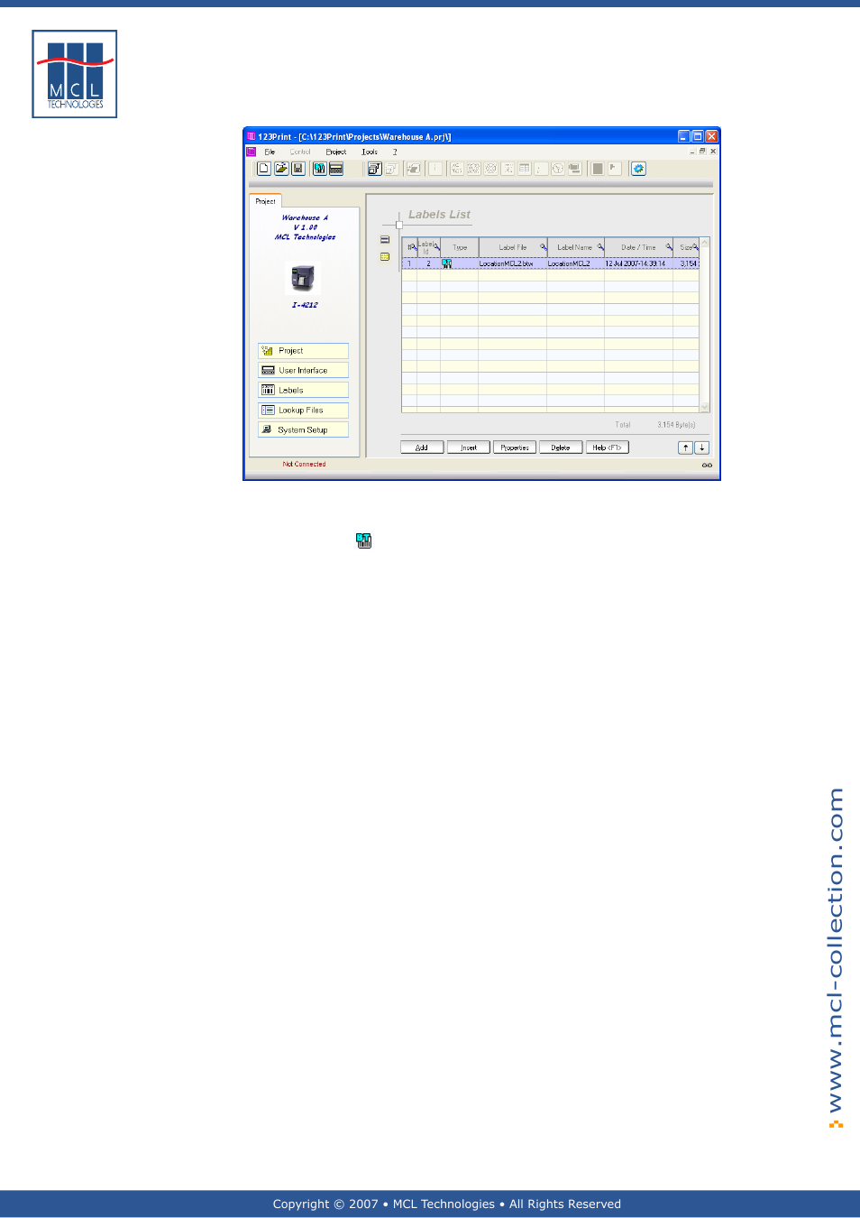 Datamax 123 Print v1.1x User Manual | Page 125 / 226