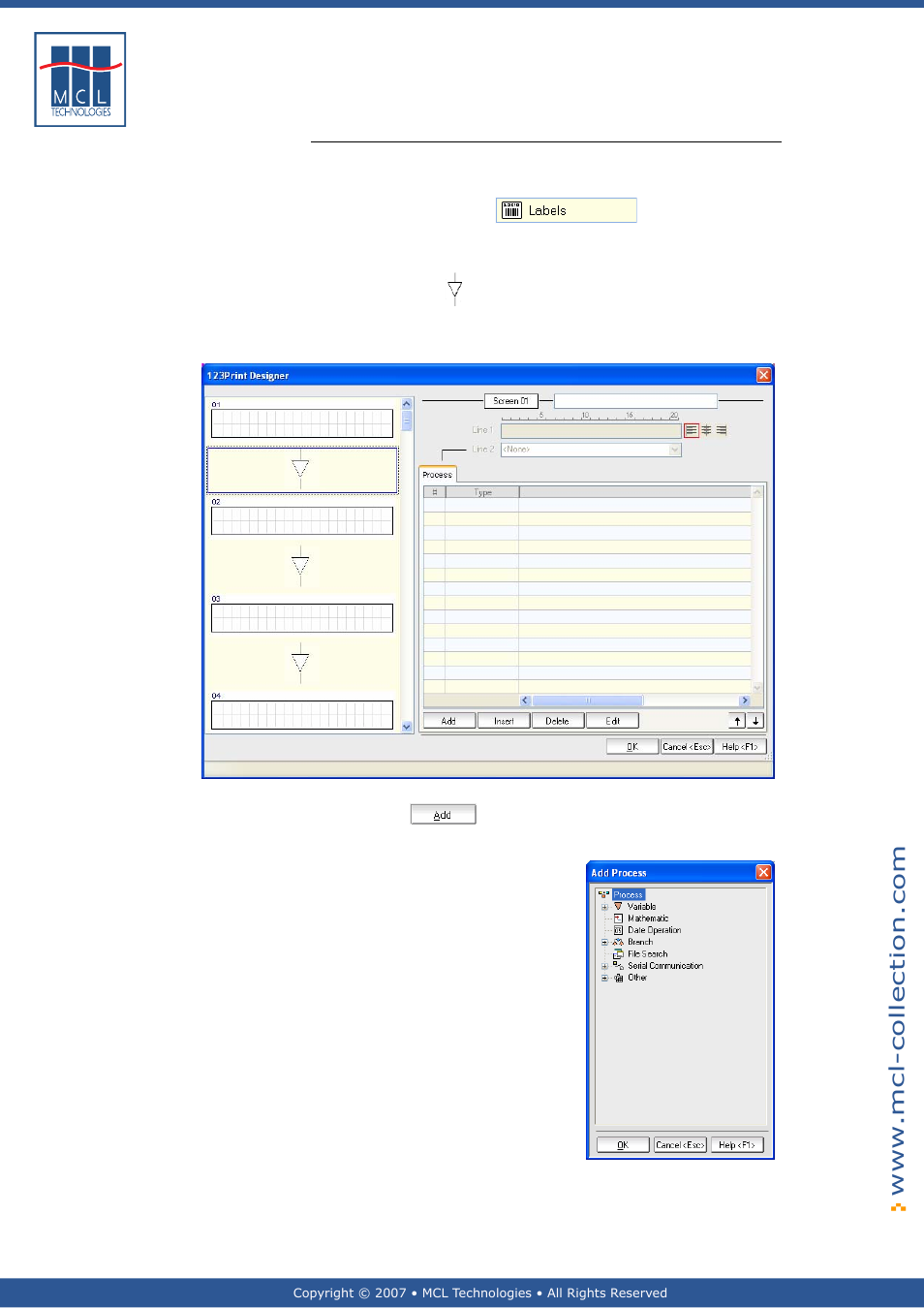 Description | Datamax 123 Print v1.1x User Manual | Page 129 / 226