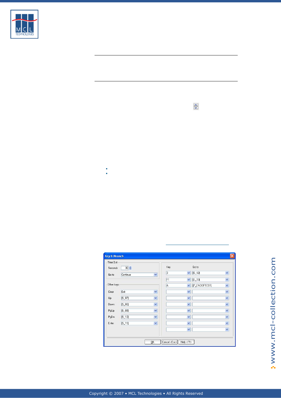 Key and branch, General introduction, Example | Datamax 123 Print v1.1x User Manual | Page 140 / 226