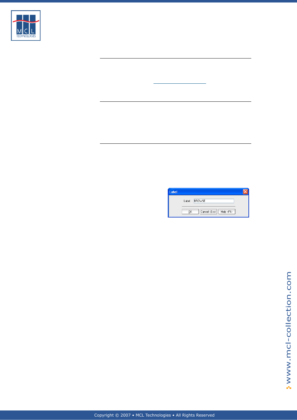 Set label, General introduction, What is a label (reference) | Example | Datamax 123 Print v1.1x User Manual | Page 141 / 226