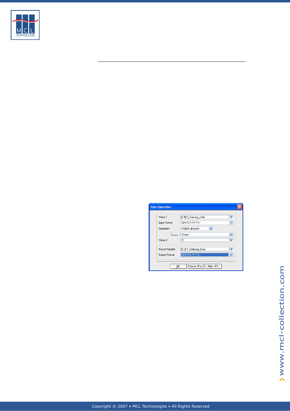 Date add/subtract, Add/subtract, Example | Datamax 123 Print v1.1x User Manual | Page 144 / 226